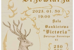 Plakat promujący bal