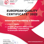 certyfikat jakości wydawany przez Fundację Qualitas
