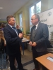 Prof. UPP dr hab. Edward Roszyk i były europoseł dr hab. Filip Kaczmarek, prof. UEP - prezes Poznańskiego Towarzystwa Przyjaciół Nauk