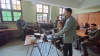 Dr Krzysztof Polowy przeprowadza warsztaty na symulatorze