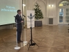 Przemawia prof. dr hab. Piotr Łakomy, dziekan Wydziału Leśnego i Technologii Drewna